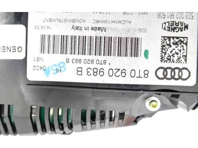 Přístrojová deska Audi A5 Sportback 8TA 2011 8T0920983B, 503002361508