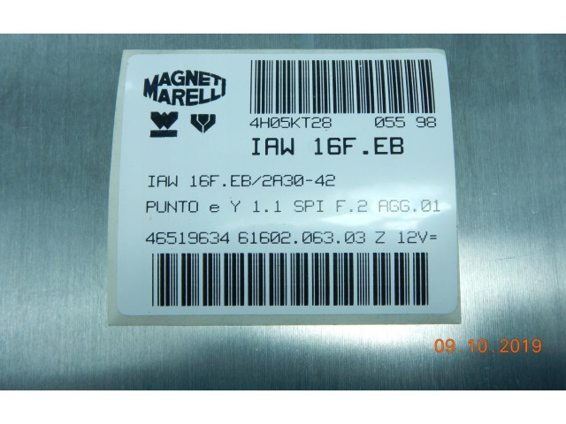 Řídící jednotka 71712437, 71712437 Fiat Punto (199) 2011