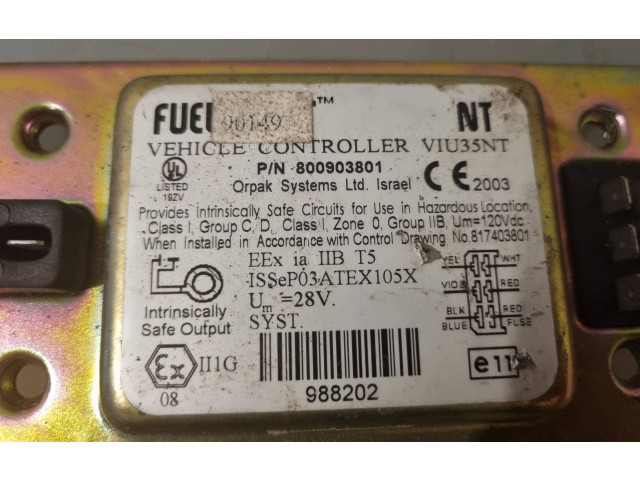 Блок управления 800903801, VTU35NT Dacia Logan I