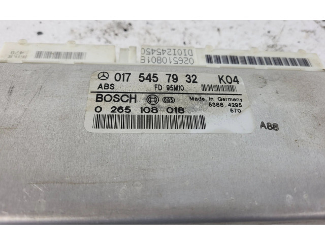 Блок управления АБС 0175457932, 0265108018   Mercedes-Benz C W202