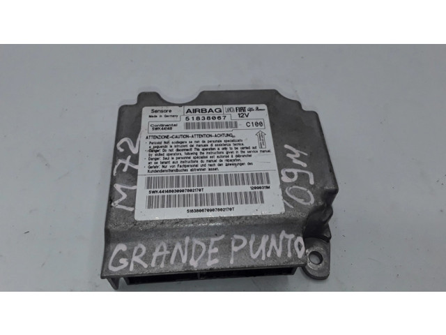Блок подушек безопасности 51838067, 5WK44148 Fiat Grande Punto