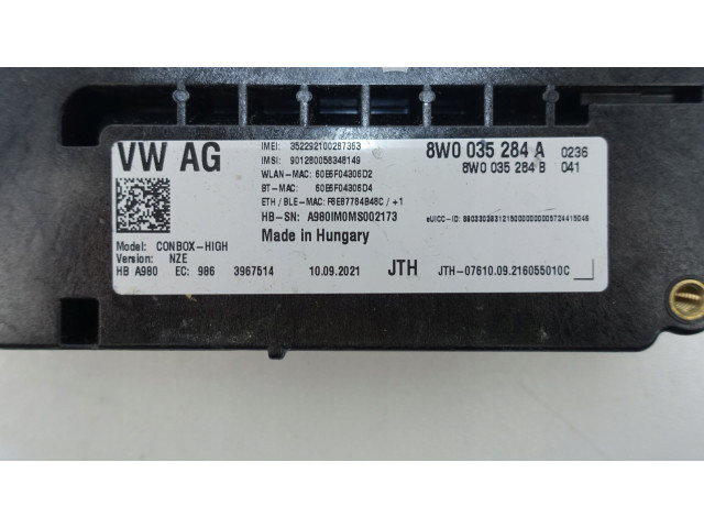Блок управления 8W0035284A, 8W0035284A Volkswagen Golf VII