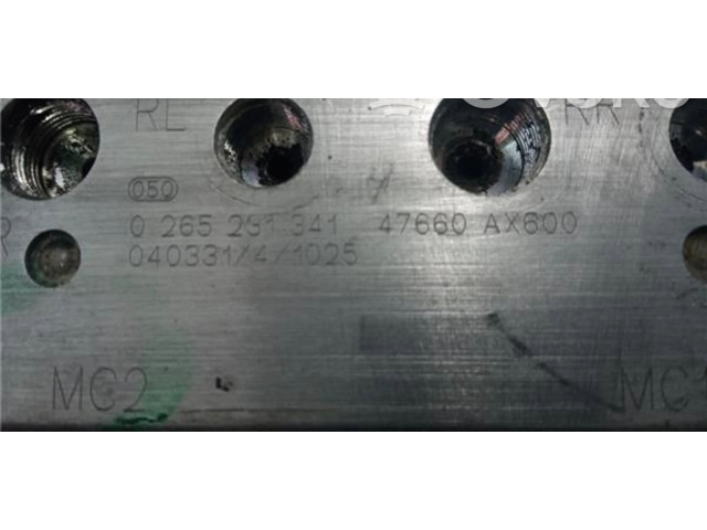 Jednotka ABS 47660AX600, 0265231341 Nissan Micra C+C 2004