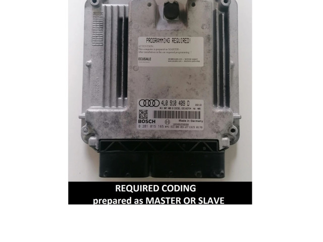 Řídící jednotka 4L0910409D, 0281015165   Audi Q7 4L 2008