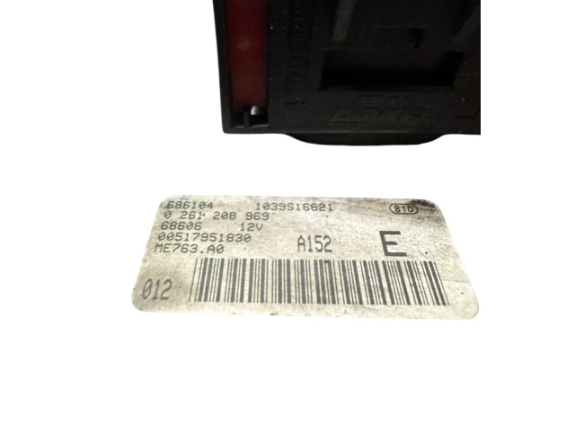 Řídící jednotka 0261208969, 60617951830   Fiat Punto (199) 2012