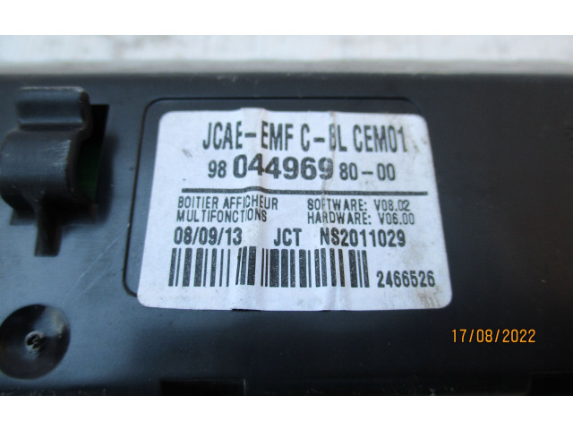 Дисплей 9804496980 Citroen DS4