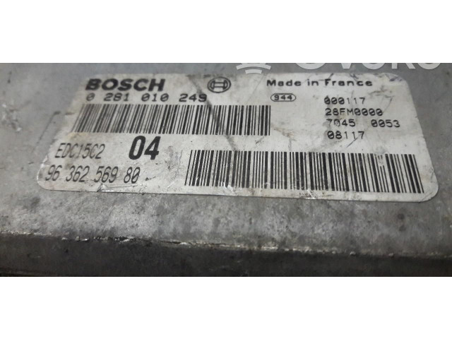 Блок управления двигателем Блок управления 0281010249   Peugeot 306