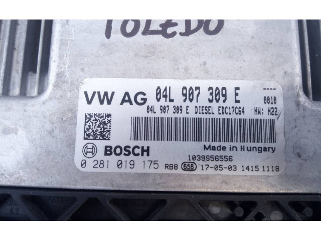 Řídící jednotka 04L907309E, 0281019175 Seat Toledo IV (NH) 2017