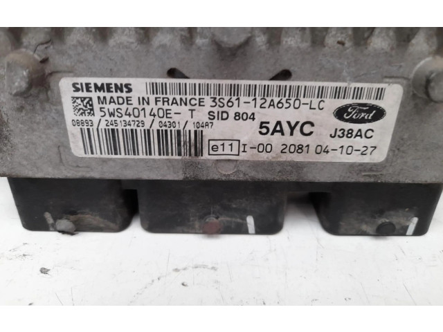 Блок управления двигателем Блок управления 3S6112A650LC, 3S6112A650LC Ford Fusion
