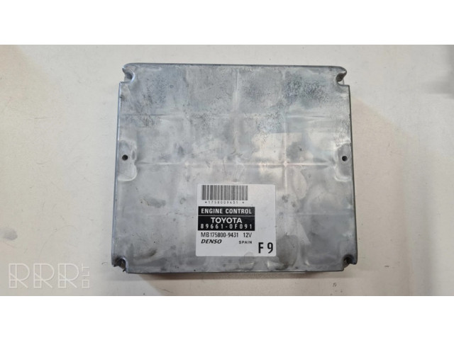 Блок управления двигателя 896610F091, MB1758009431   Toyota Corolla Verso AR10