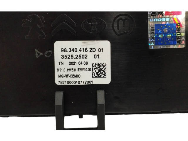 Модуль блока управления кондиционером 98340416ZD   Peugeot Partner III