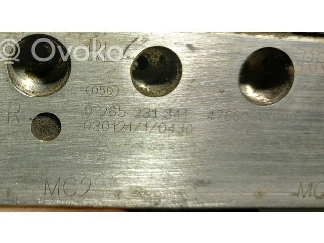 Jednotka ABS 47660AX600, 0265231341 Nissan Micra 2004