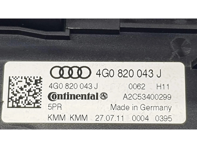 Блок управления климат-контролем 4G0820043J   Audi A6 S6 C7 4G