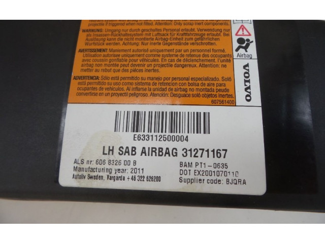 Подушка безопасности в сиденье 31271167, 31271167 Volvo XC90