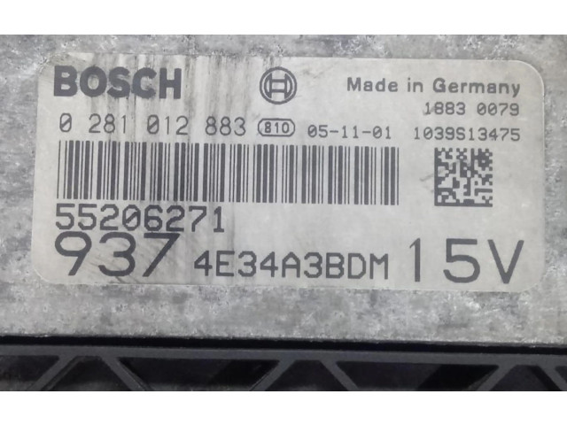 Блок управления двигателем Блок управления 55206271 Alfa Romeo GT