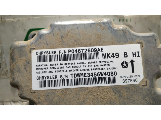 Блок подушек безопасности P04672609AE Jeep Compass
