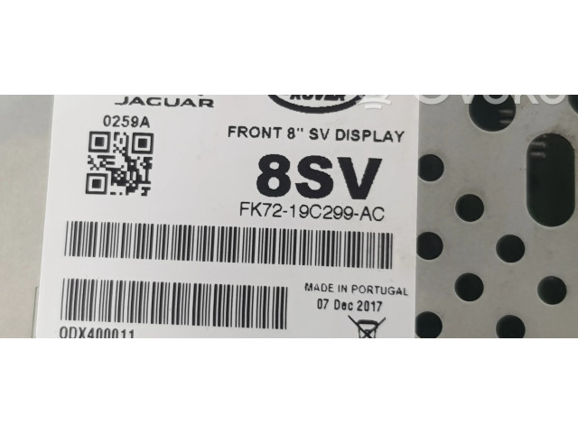 Дисплей J9C12401, FK7219C299AC Jaguar F-Pace