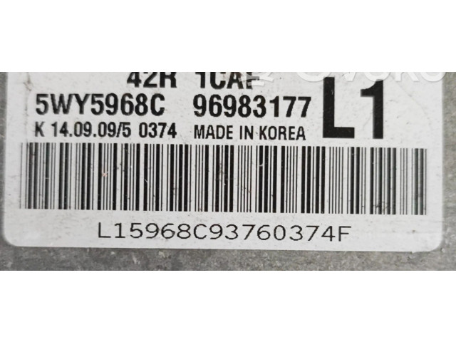 Řídící jednotka B12D1 Chevrolet Aveo 2010