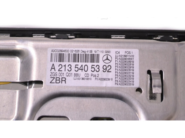 Přístrojová deska Mercedes-Benz E W213 2019 A2135405392