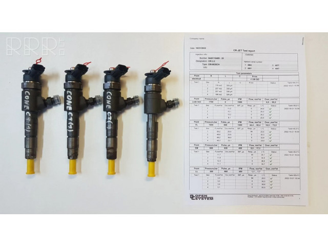 Комплект форсунок 0445110489, CV6Q9F593AA    Ford Transit -  Tourneo Connect для дизельного двигателя GV6Q6006AA 1.5