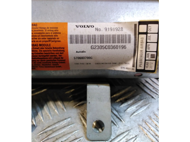 Подушка безопасности пассажира 57060370G   Volvo V70