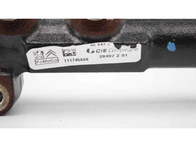 Топливная рампа 9684753080, 9664111780   Peugeot 5008  