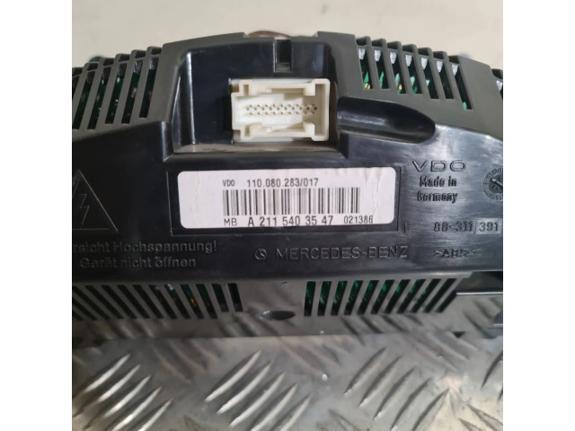 Přístrojová deska Mercedes-Benz E W211 2003 A2115403547