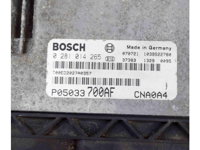 Řídící jednotka 0281014265, P05033700AF Dodge Avenger 2009