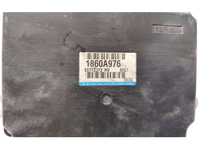 Блок управления двигателя 1860A976, E6T72373   Mitsubishi Lancer Evolution