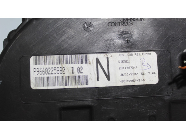 Панель приборов 9660225880   Citroen C3       