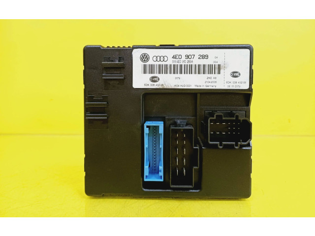 Zámek zadních dveří 4E0907289, 4E0910289A Audi A8 S8 D3 4E 2005