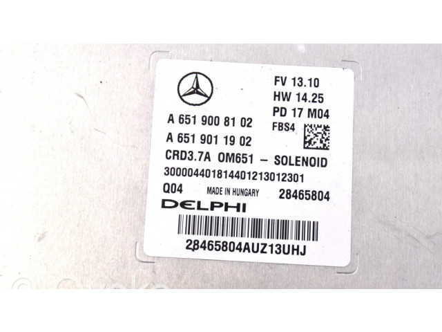 Řídící jednotka A6519008102, A6519011902 Mercedes-Benz SLC R172 2017
