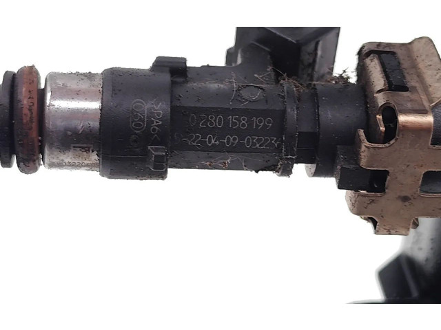 Vstřikovač 0280158199, 0280151250   Fiat Punto Evo    955A6.000 