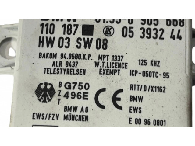 Řídící jednotka 7788310, 0281010314 BMW 5 E39 2001