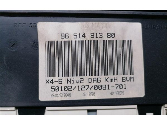 Панель приборов 9651481380, 9651481380 Citroen C5