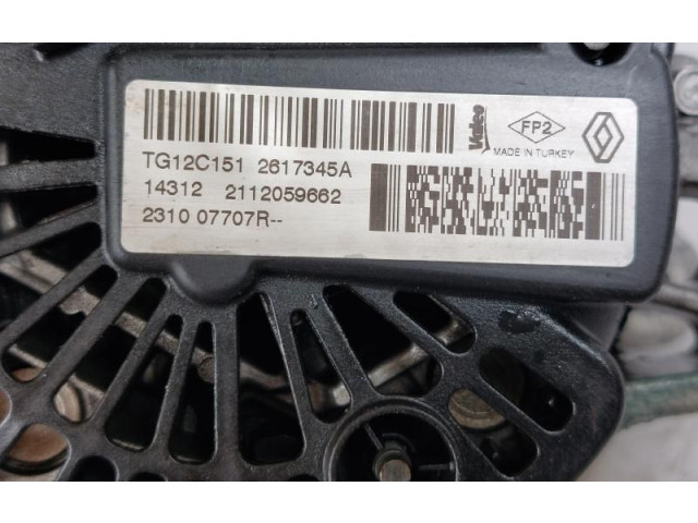 Генератор 231003831R, 231007707R Dacia Duster