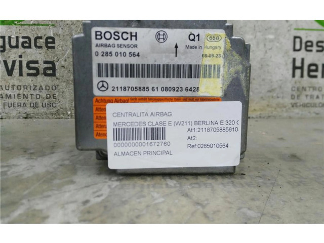 Блок подушек безопасности 0285010564, 0090019   Mercedes-Benz E AMG W211