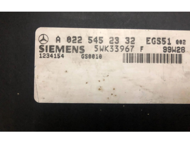 Блок управления коробкой передач A0225452332   Mercedes-Benz ML W163