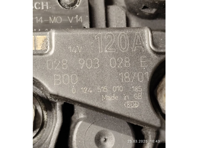 Генератор 028903028E, 0124515010 Audi TT Mk1