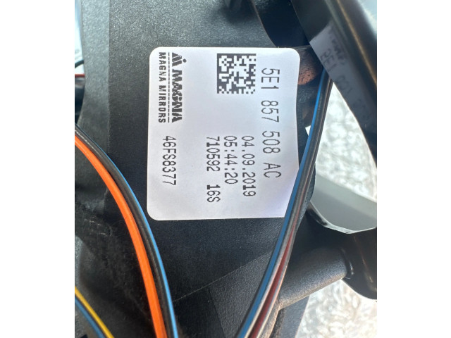 Зеркало электрическое Skoda Octavia Mk3 (5E) 2013 - 2019 года