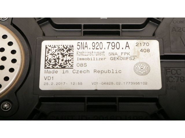 Přístrojová deska  Volkswagen Tiguan 2017 5NA920790, 5NA920790  