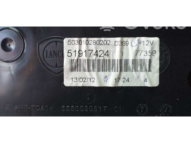 Přístrojová deska  Fiat Punto (199) 2012 51917424, 503010280202  