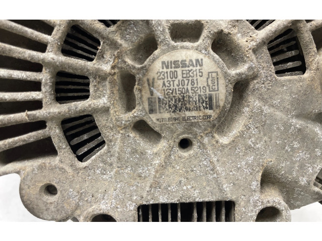 Генератор A3TJ0781, 23100EB315 Nissan Pathfinder R51