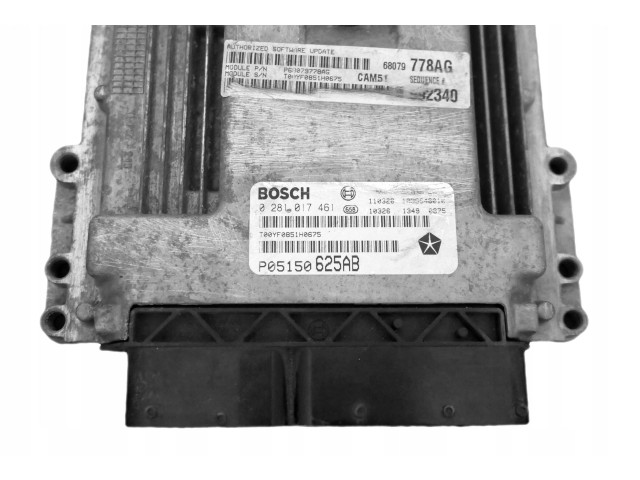 Блок управления двигателя PO5150625AB, 0281017461 Jeep Cherokee