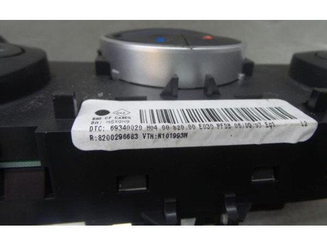 Блок управления климат-контролем 8200296683 Renault Clio III