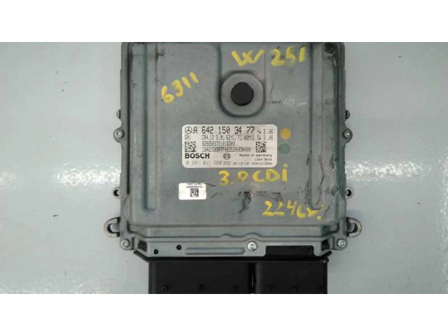 Блок управления двигателя A6421503477, 0281013980   Mercedes-Benz R W251