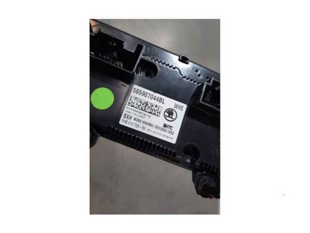 Блок управления климат-контролем 565907044BL Skoda Karoq