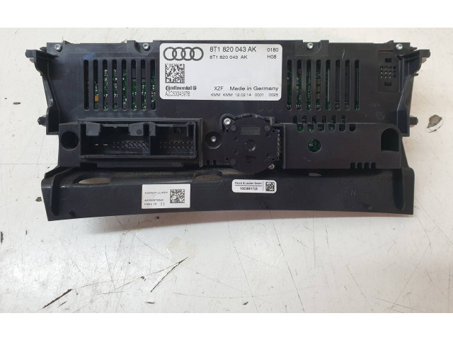 Блок управления климат-контролем 8T1820043AK   Audi A5 8T 8F