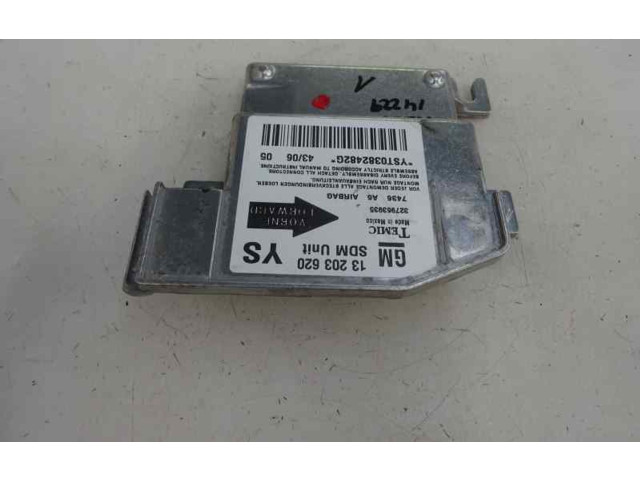 Блок подушек безопасности 13203620 Opel Meriva A