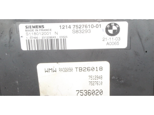 Блок управления двигателя 7527610, S118012001 Mini One - Cooper R50 - 53